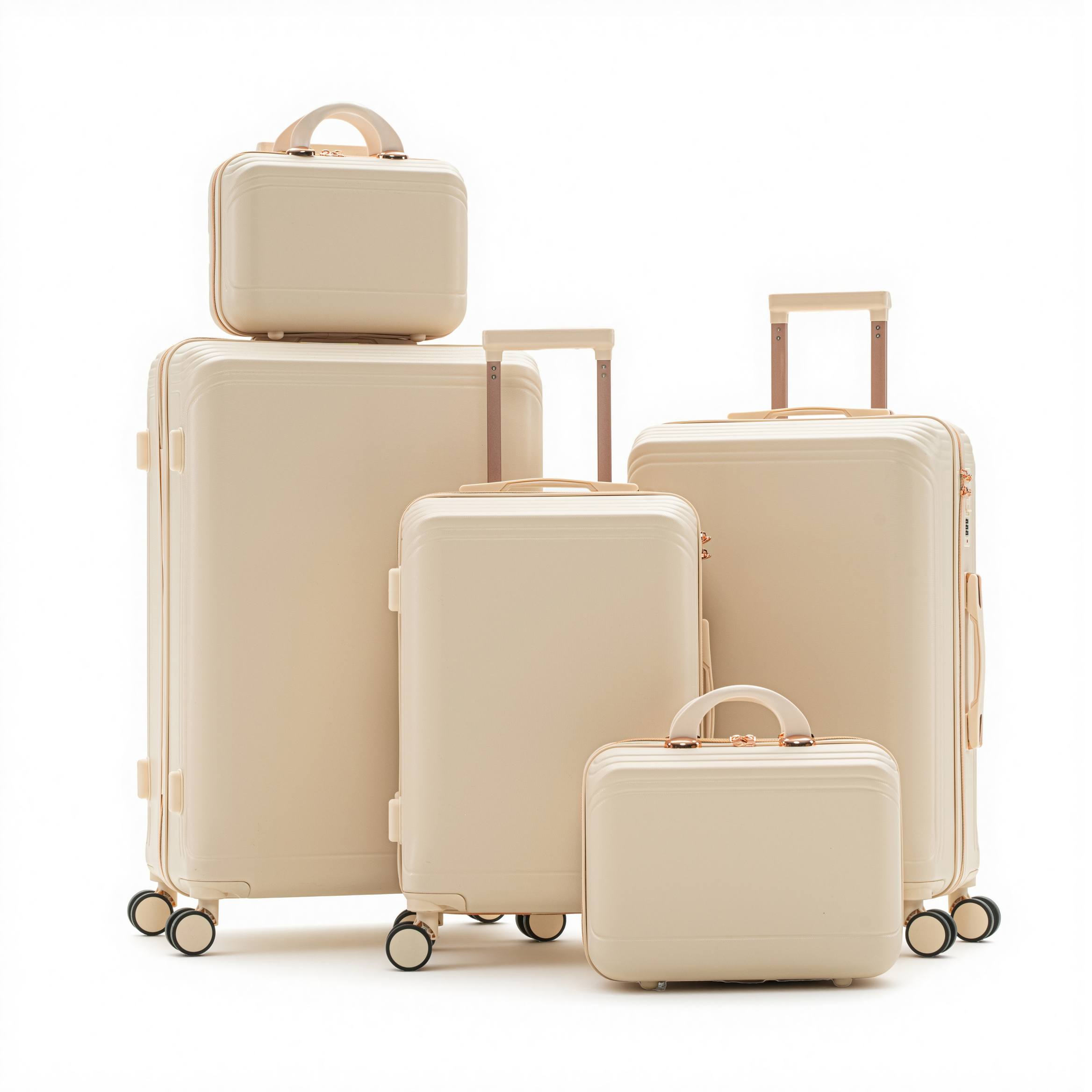 Set Bagasi Hardshell 5 Bagian ABS Minimalis